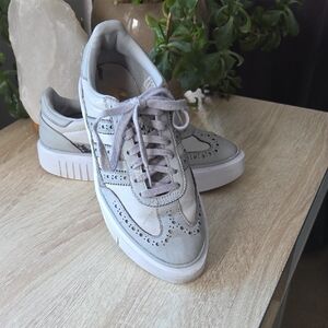 Adidas Sleek Super 72 Gray & Snakeskin Platform Sneakers